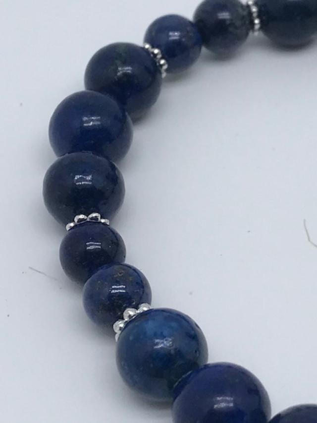 Bracelet en lapis lazuli 1037