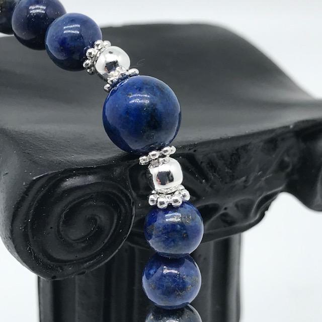 Bracelet en lapis lazuli 1038