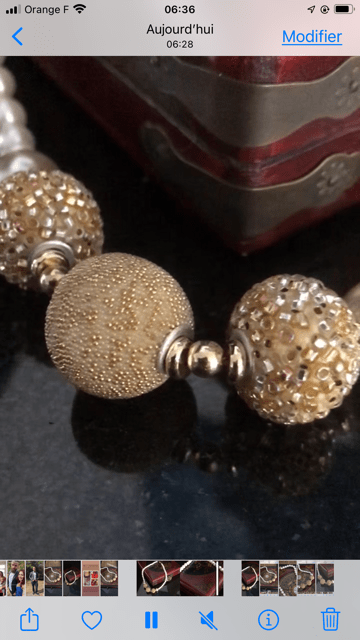 Collier perles véritables et perles indonésiennes 2059