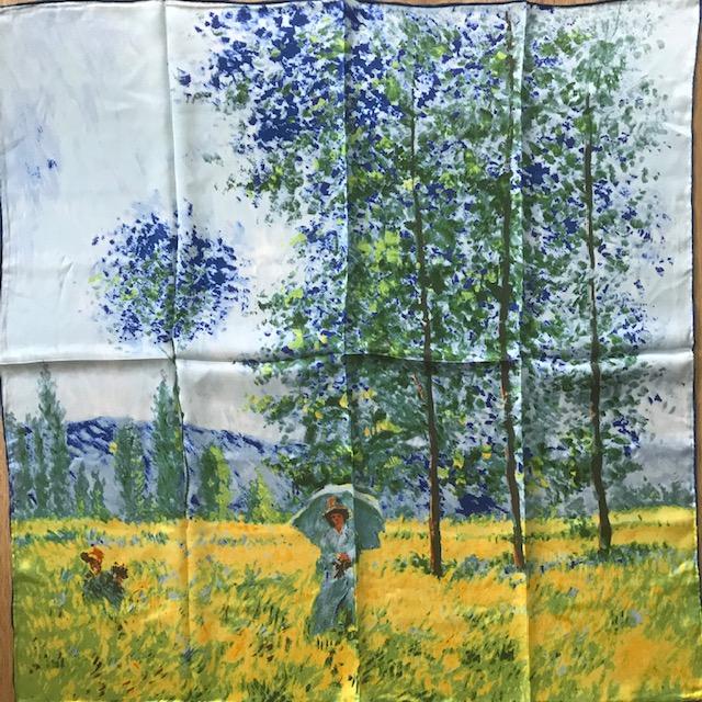 Foulard en soie naturelle inspirtion Van Gogh 4014