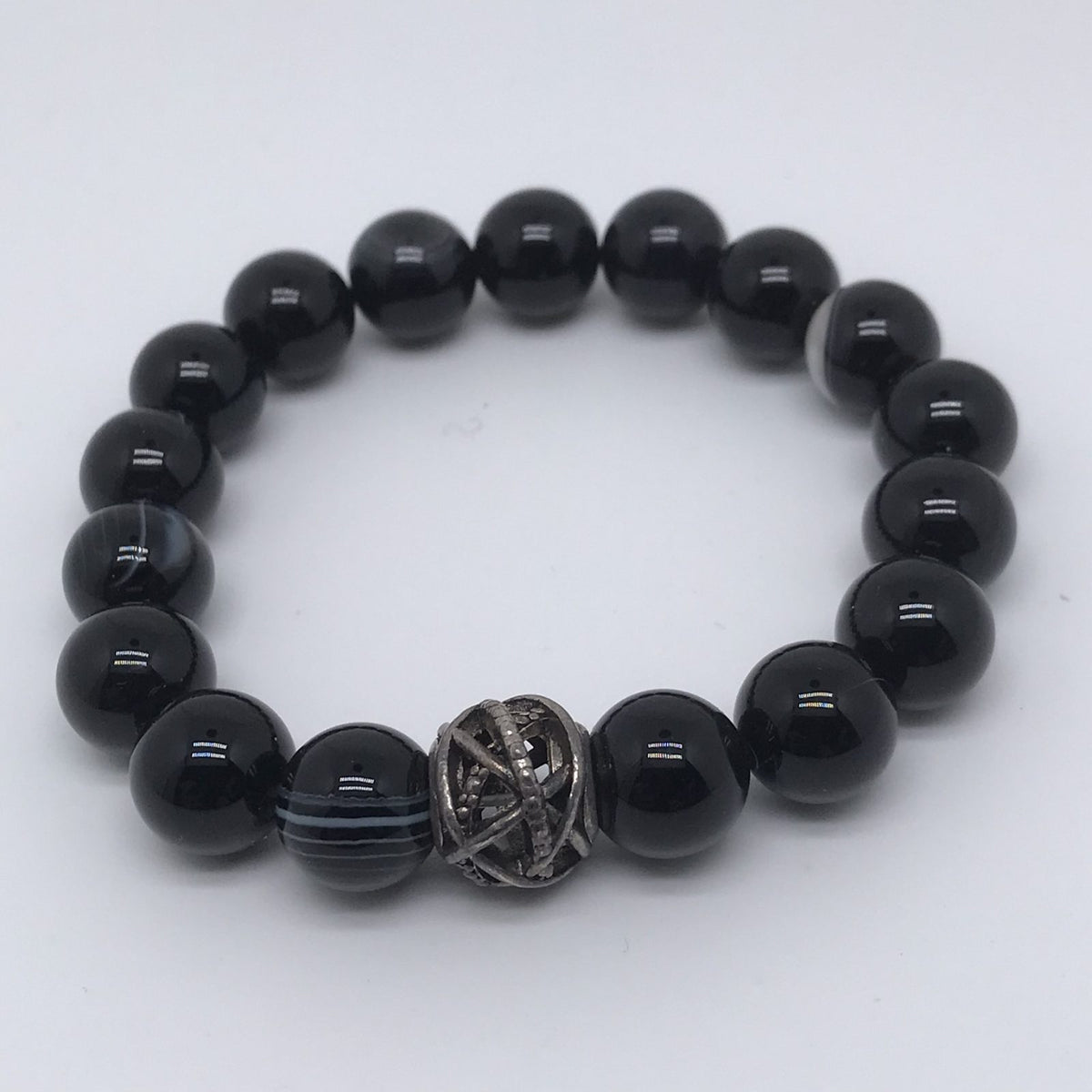 Bracelet en obsidienne 1048