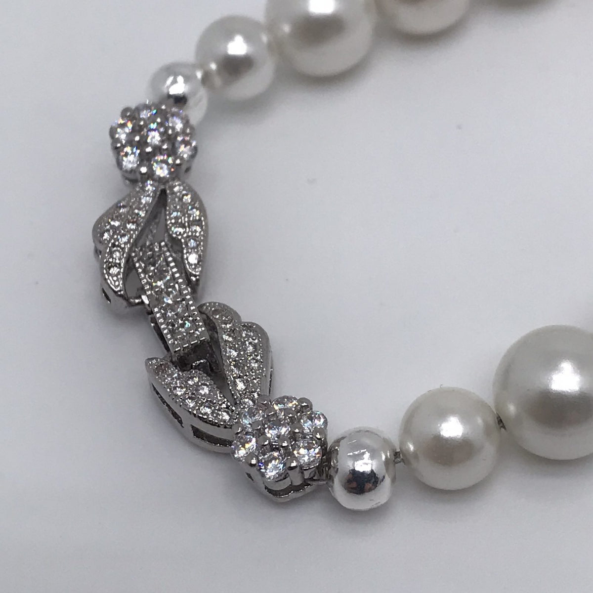 Collier en perles naturelles, perles fantaisie et cristal taillé 2101