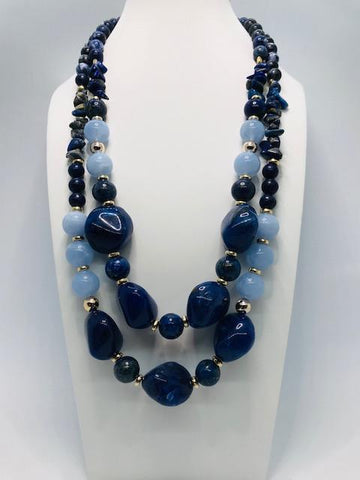 2014 collier en lapis-lazuli