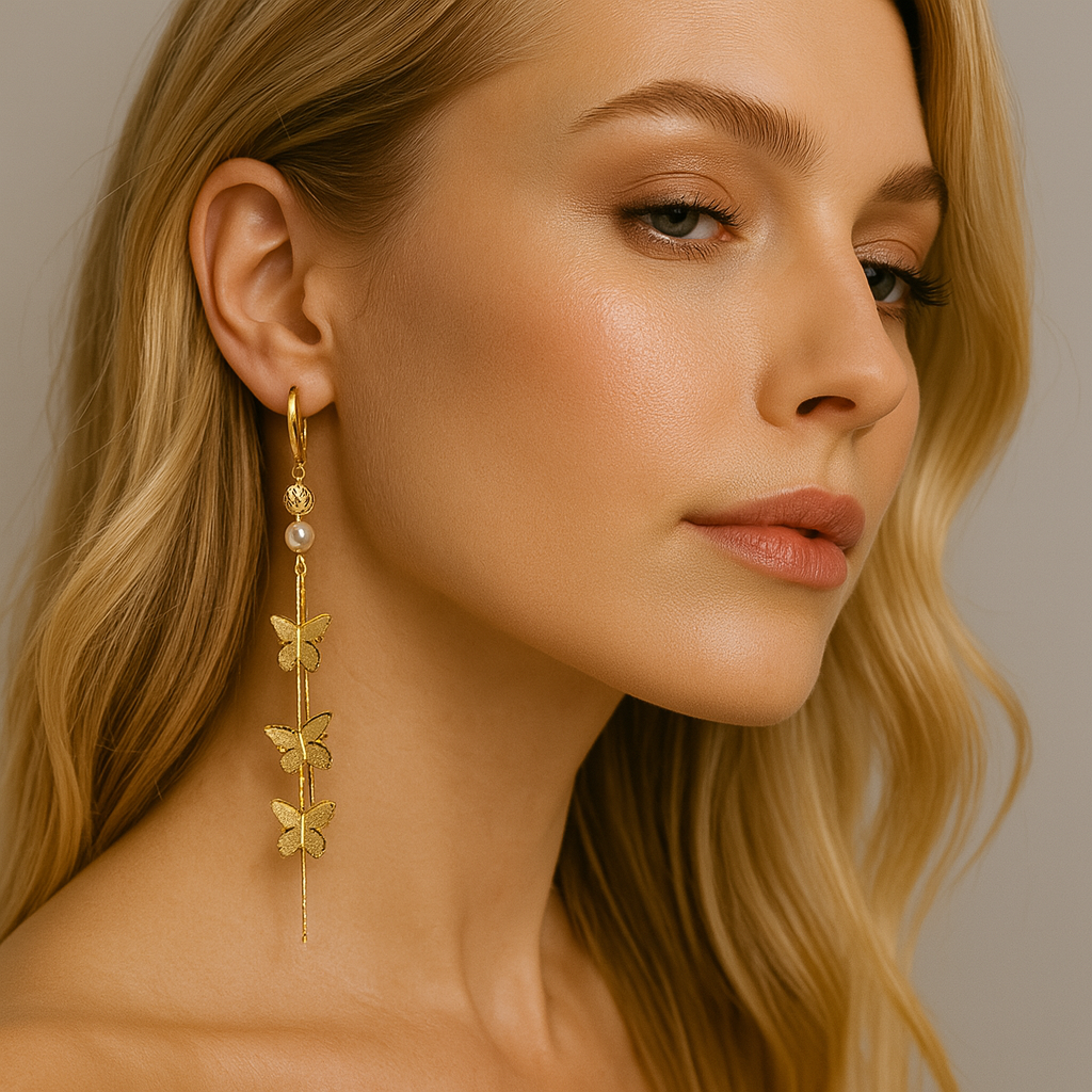 Boucles d’oreilles papillons 3109