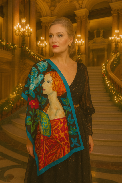 Foulard en soie naturelle 4080