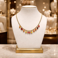 Collier breloques pierres naturelles 2428