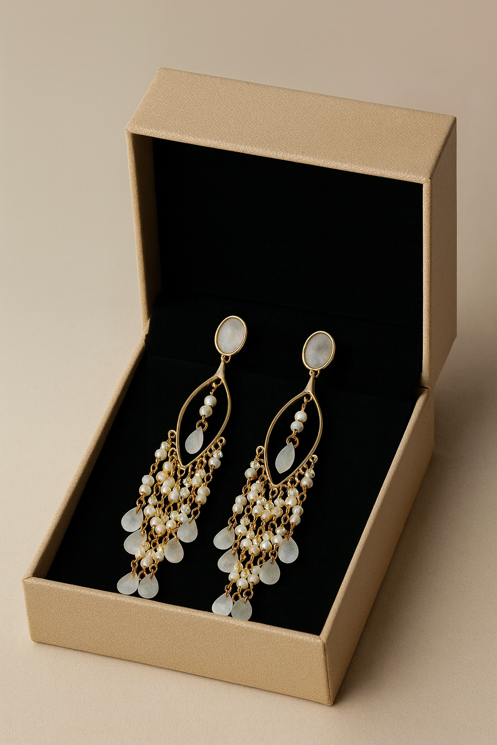 Boucles d’oreilles nacre 3112