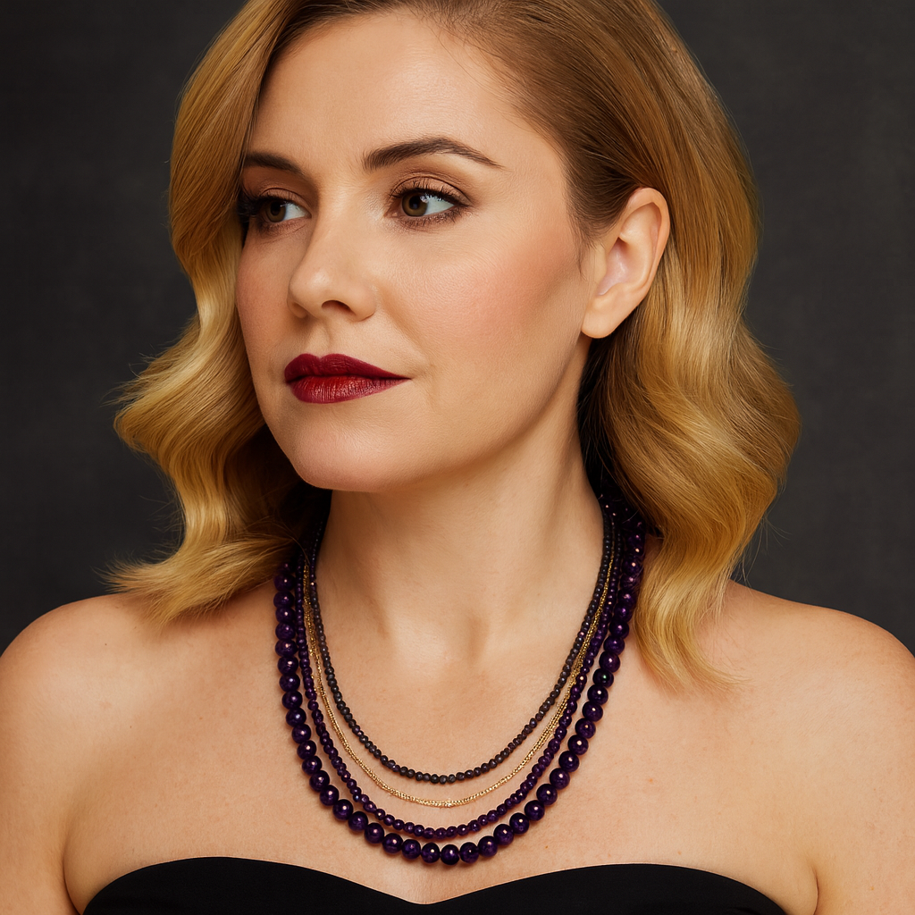 Collier améthyste 2222