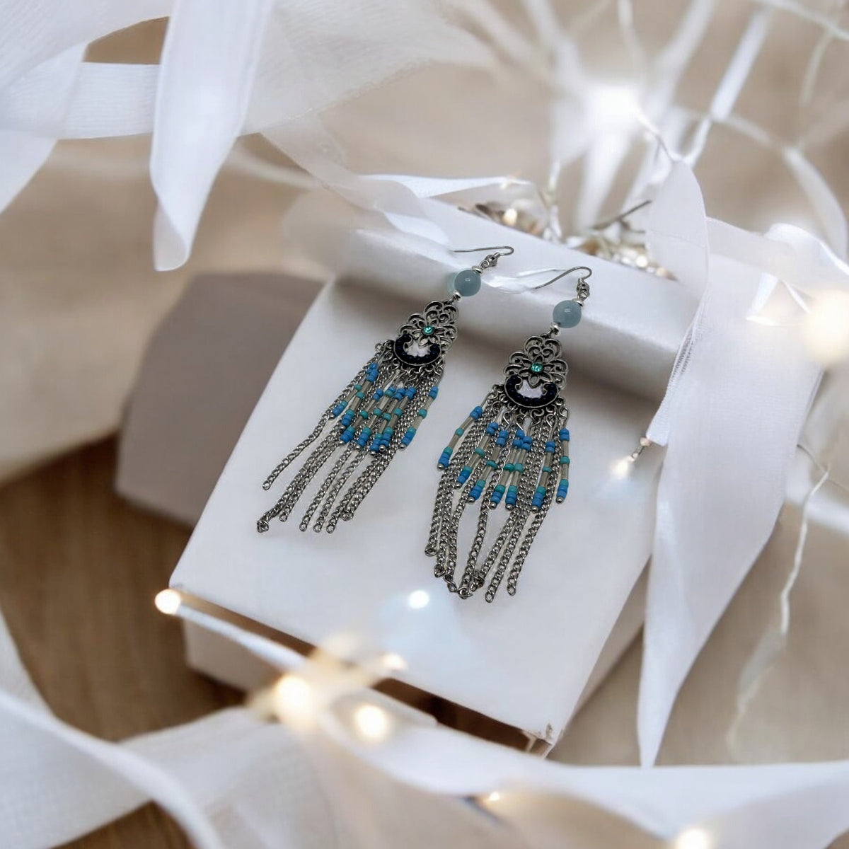 Boucles d’oreilles attrape-rêves 3114