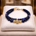 Bracelet lapis-lazuli naturel 1276￼
