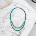 Collier en howlite turquoise 2132