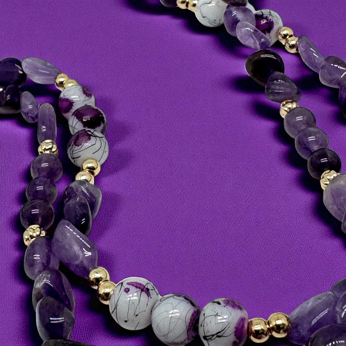 Collier améthyste 2221