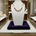 Collier breloques cristal taillé 2429