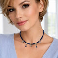 Collier lapis-lazuli véritable 2421
