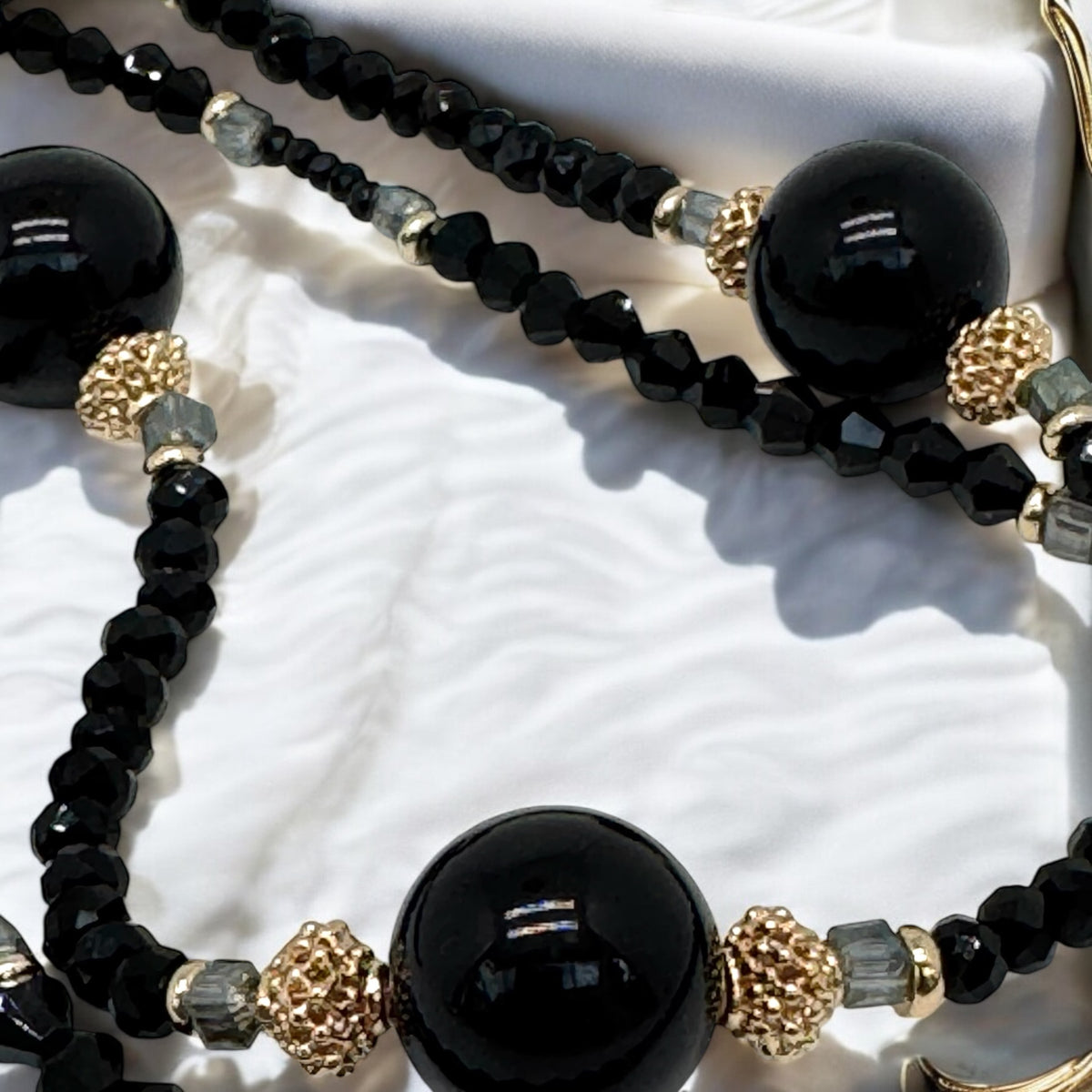 Collier sautoir en cristal de bohème 2204
