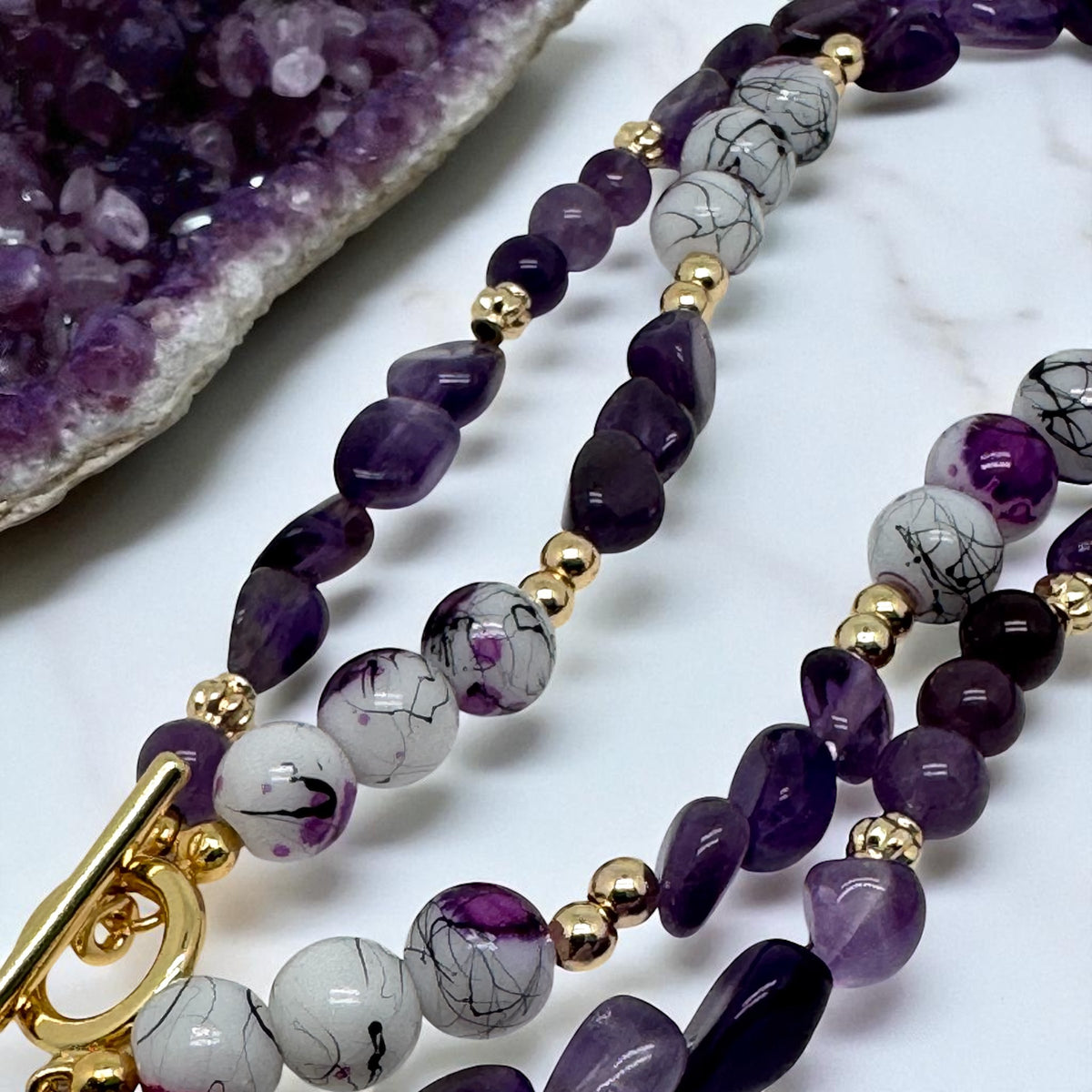 Collier améthyste 2221