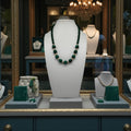 Collier malachite et plaqué or 2289