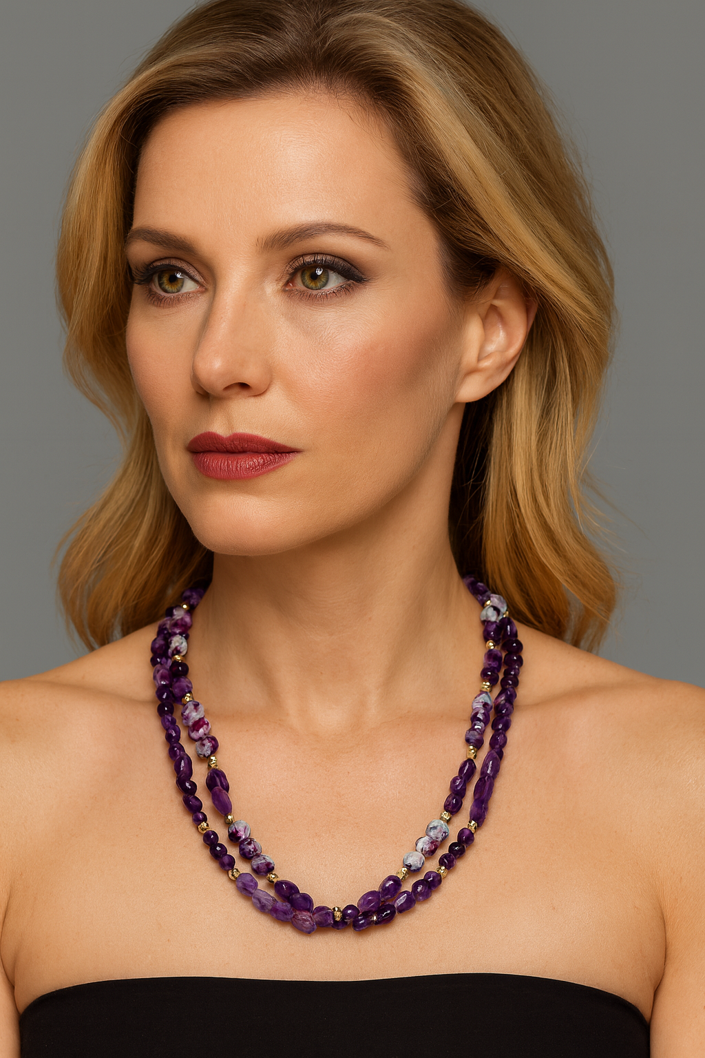Collier améthyste 2221