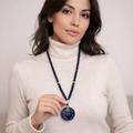Collier sautoir lapis-lazuli 2344