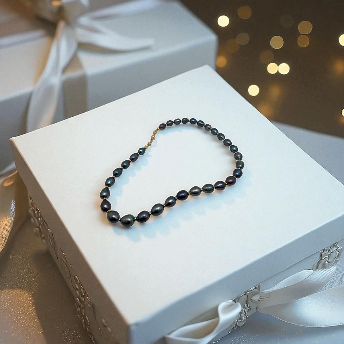 Collier en perles de Tahiti 2214