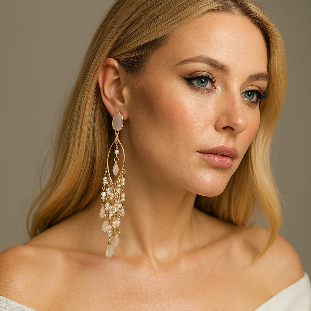 Boucles d’oreilles nacre 3112