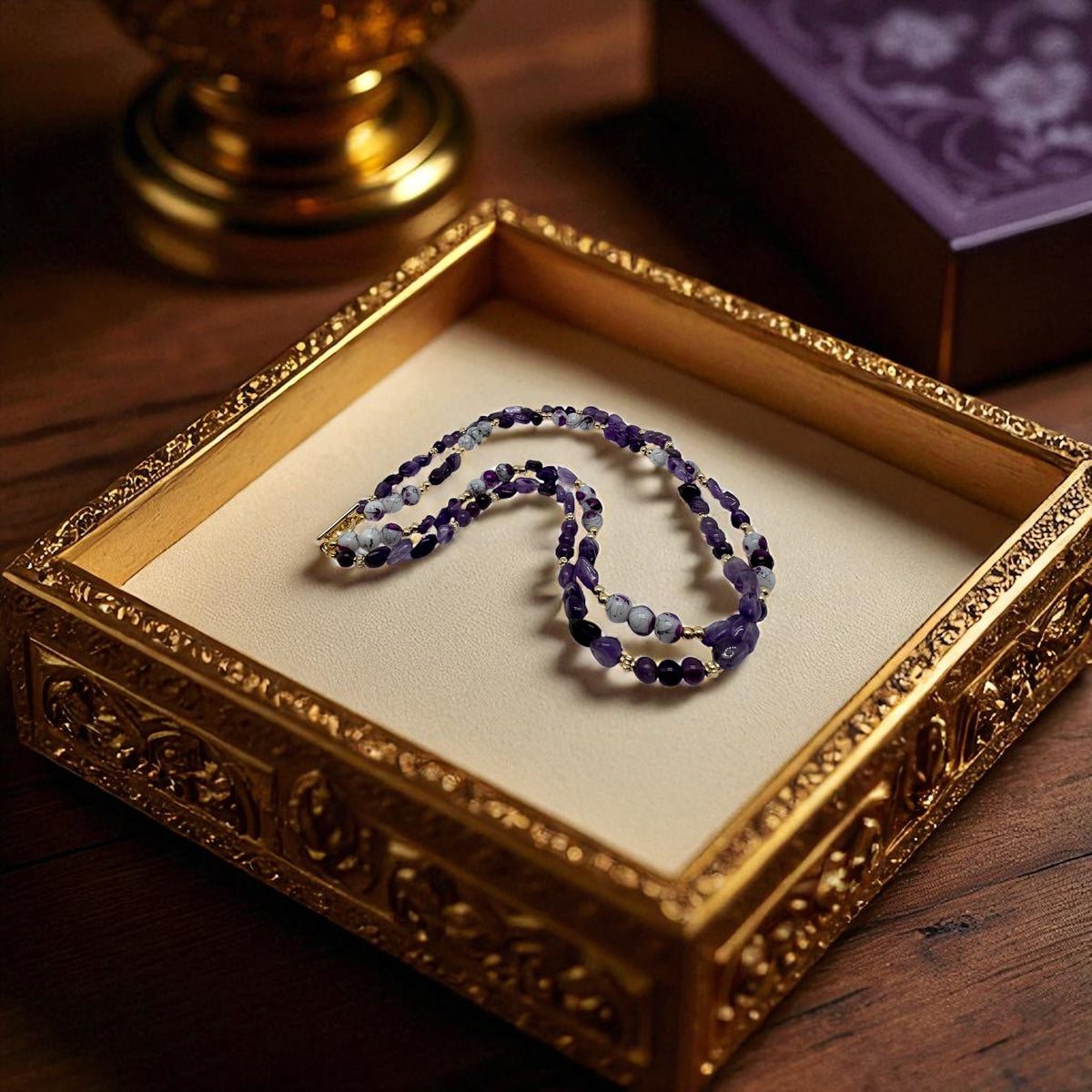 Collier améthyste 2221
