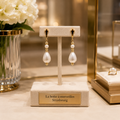 Boucles d’Oreilles Élégance Nacrée – Perles de Coquillage et Plaqué Or