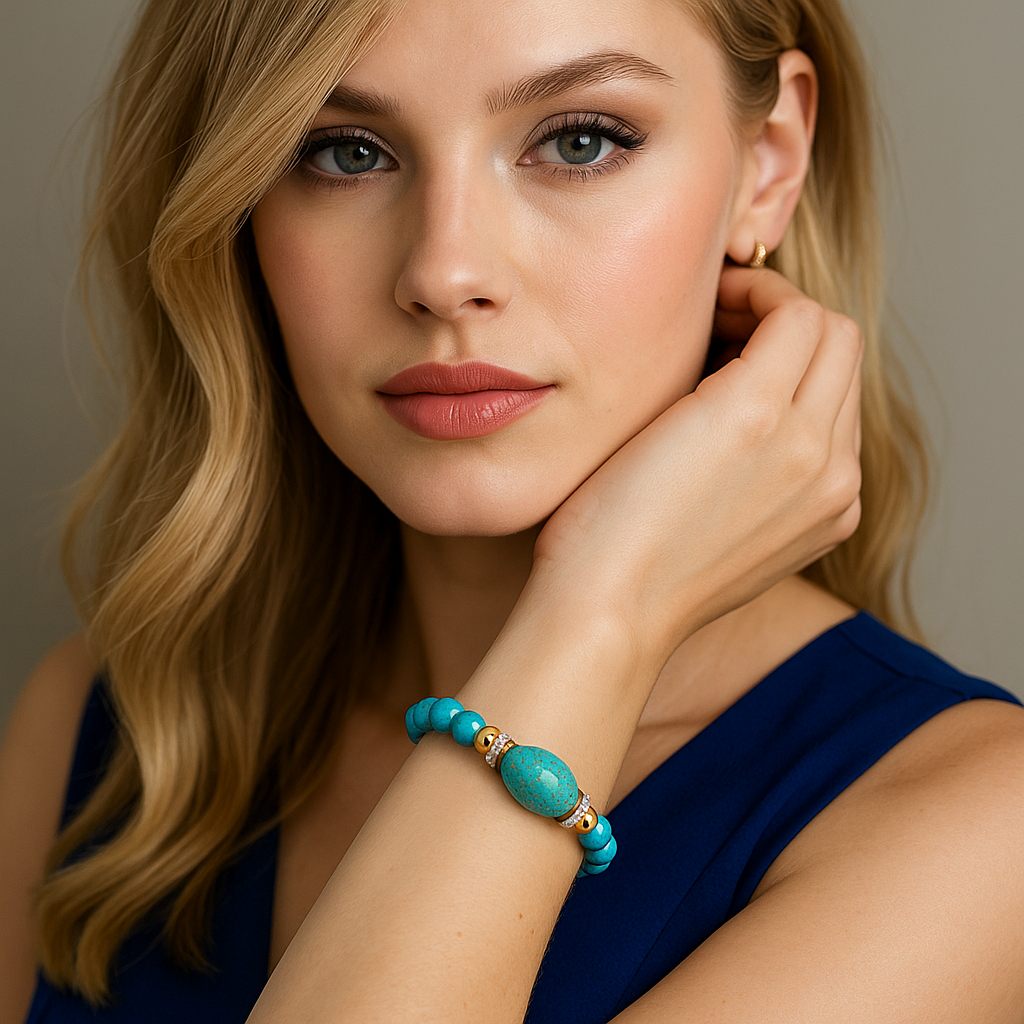 Bracelet en turquoise 1196