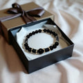 Bracelet obsidienne naturelle 1199