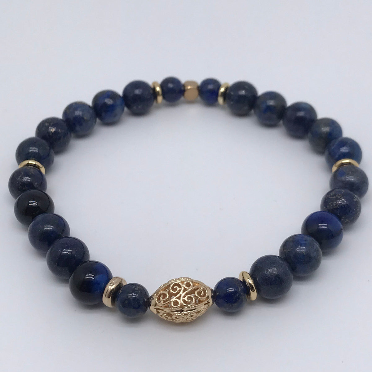 Bracelet en lapis lazuli 1034