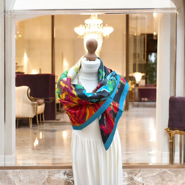 Foulard en soie naturelle 4080