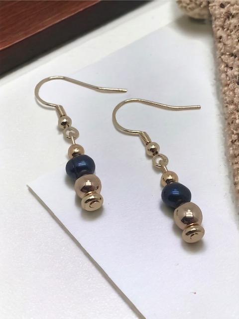 Boucles d'oreilles en perles d'eau douce 3036