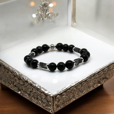 Bracelet obsidienne 1115