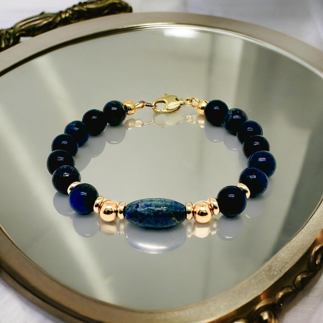 Bracelet en lapis-lazuli 1104