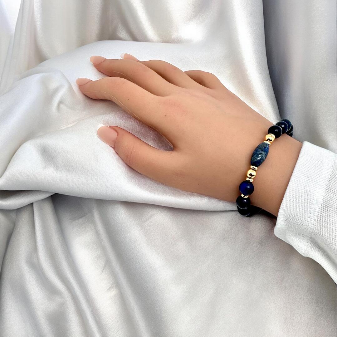 Bracelet en lapis-lazuli 1104