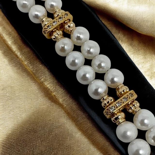 Bracelet double perles 1189