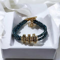 Bracelet en cristal autrichien bleu 1186