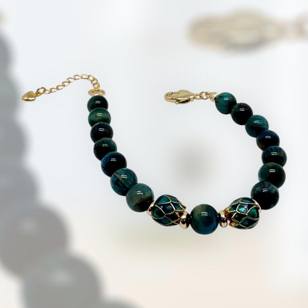 Bracelet en chrysocolle naturelle 1148