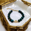 Bracelet en chrysocolle naturelle 1146