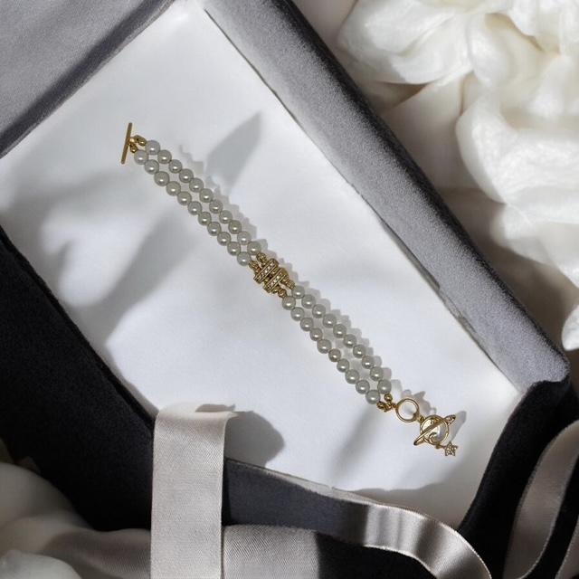 Bracelet double rangs en perles 1190