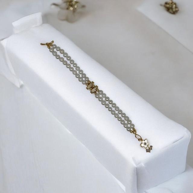 Bracelet double en perles  naturelles 1188