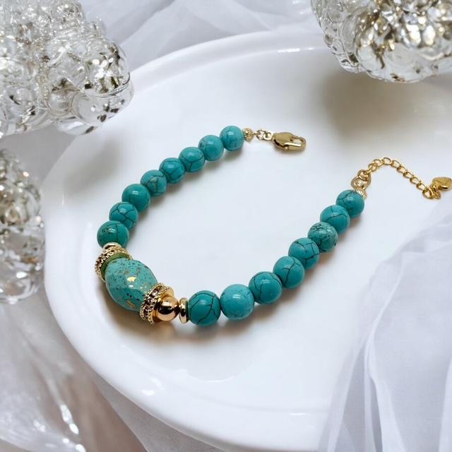 Bracelet howlite turquoise 1143