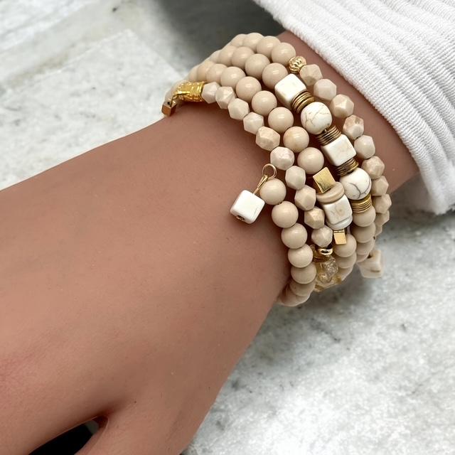 Bracelet égyptien en jaspe et citrine 1158