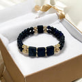 Bracelet double en lapis-lazuli 1173