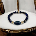 Bracelet lapis-lazuli 1175