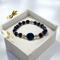 Bracelet lapis-lazuli 1172