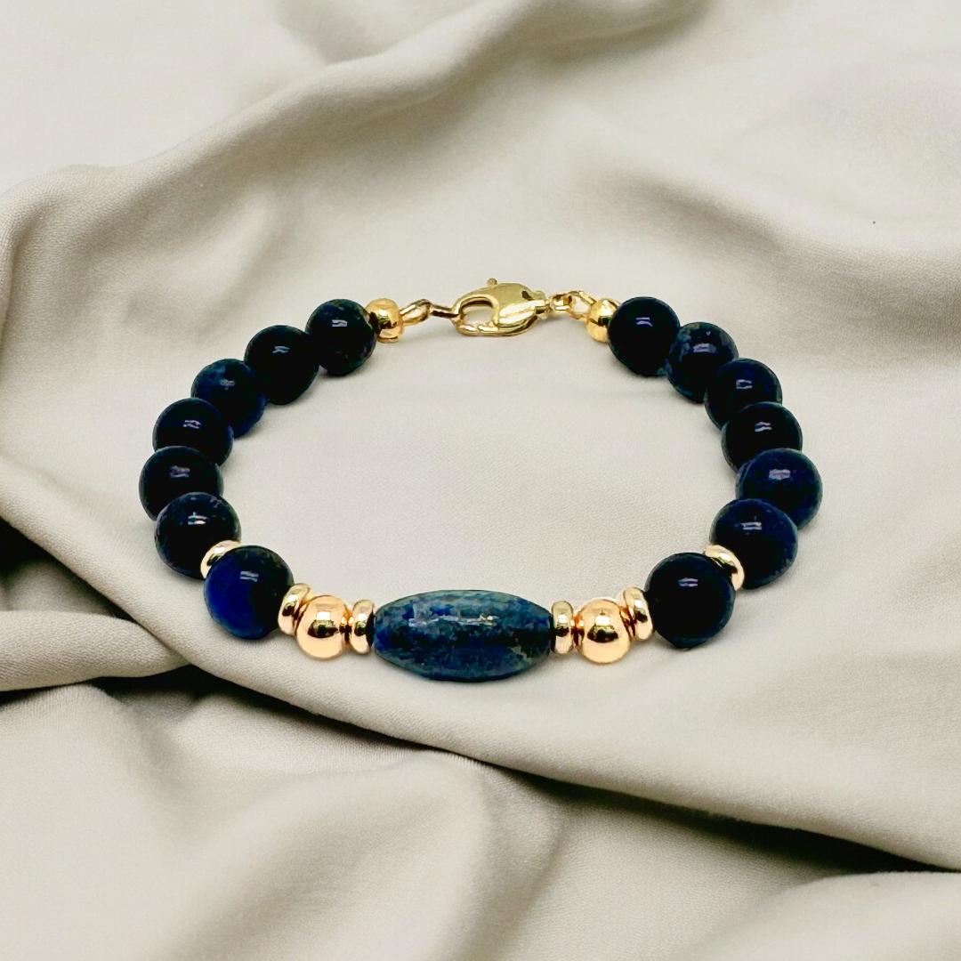 Bracelet en lapis-lazuli 1104