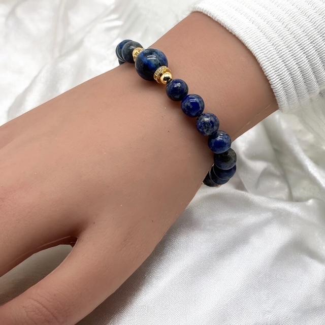 Bracelet lapis-lazuli 1155