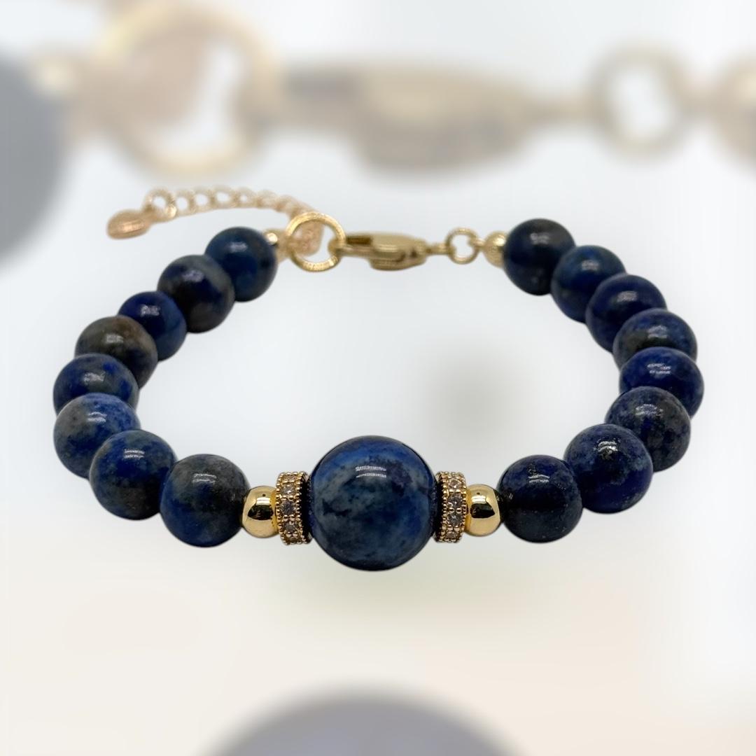 Bracelet lapis-lazuli 1155