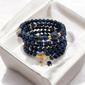 Bracelet manchette lapis-lazuli naturel 1157